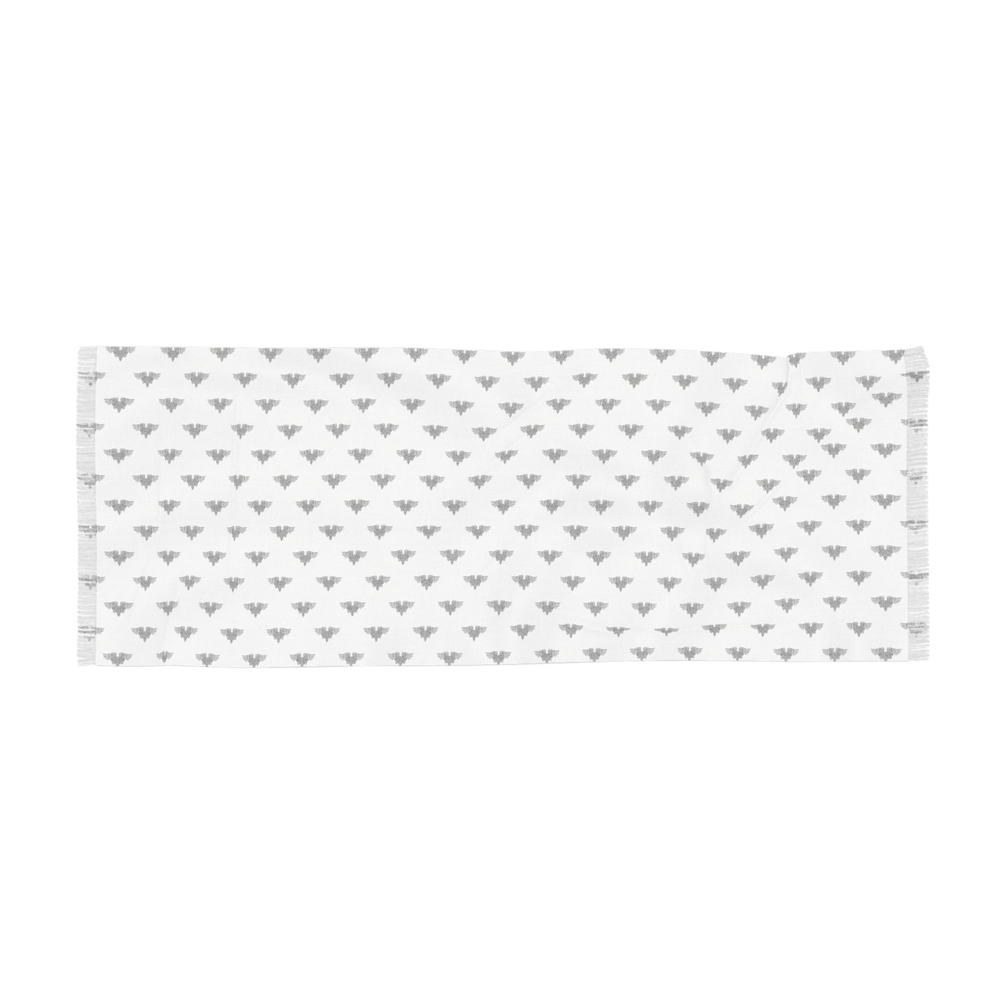 Lightweight Scarf - White/Black