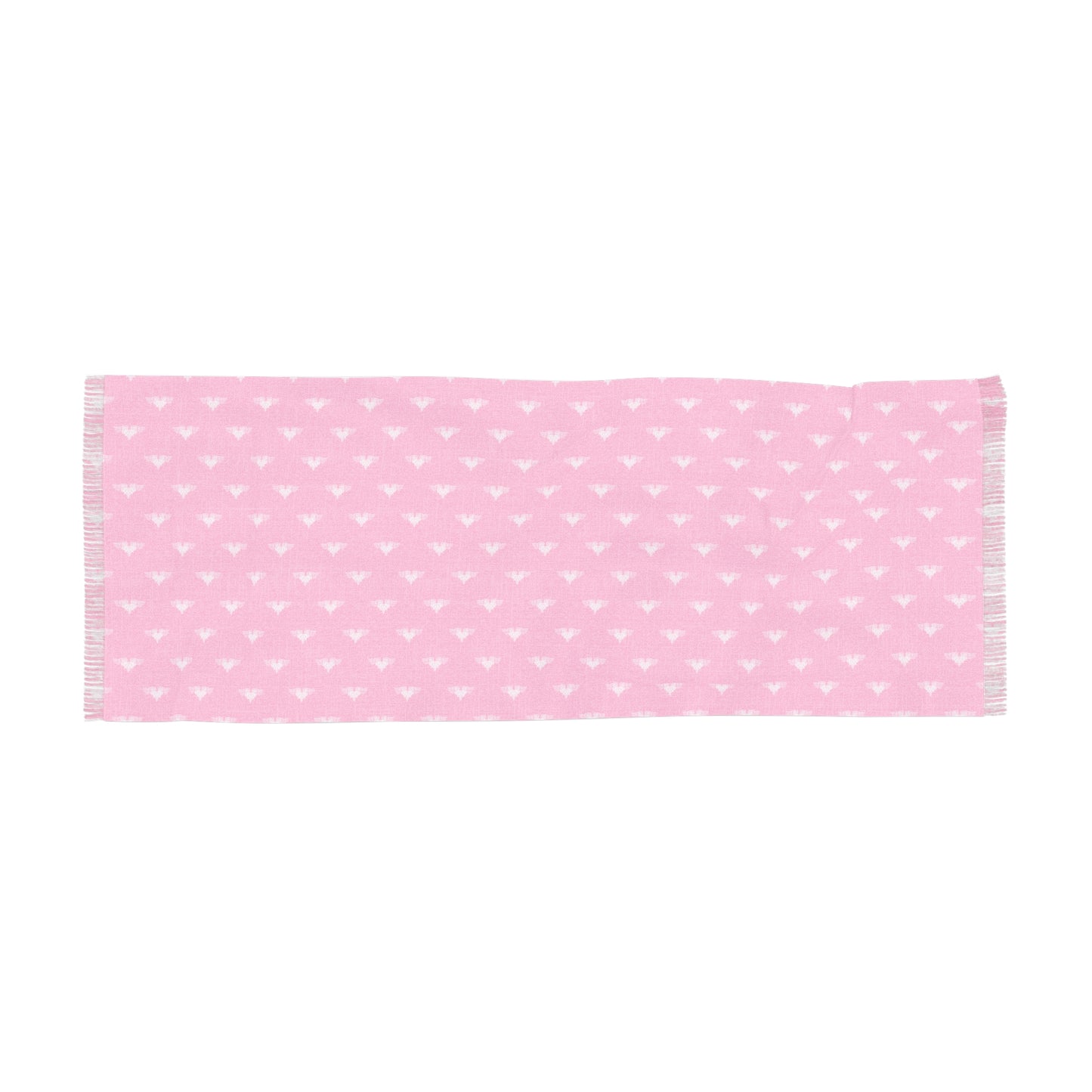 Lightweight Scarf - Pink/White