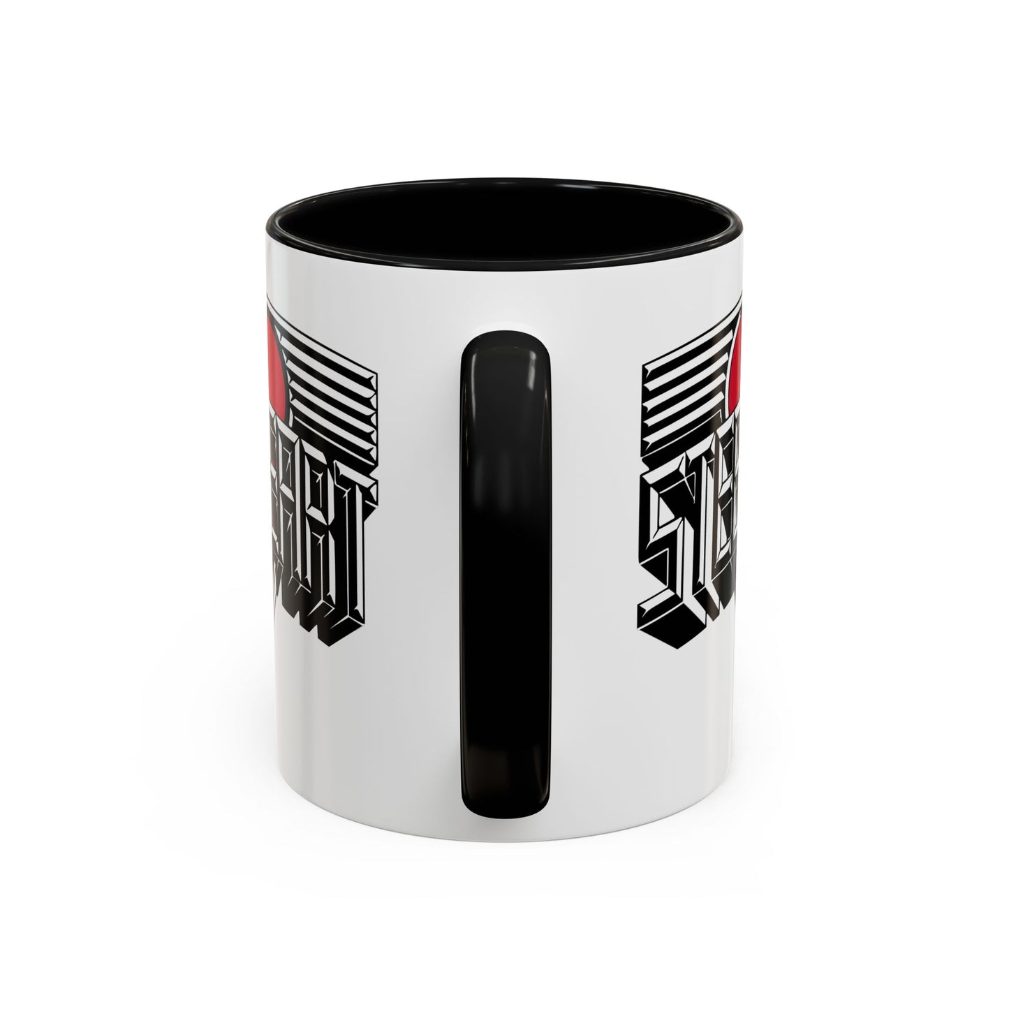 Vintage Logo Mug - Accent Handle - 3 Colors