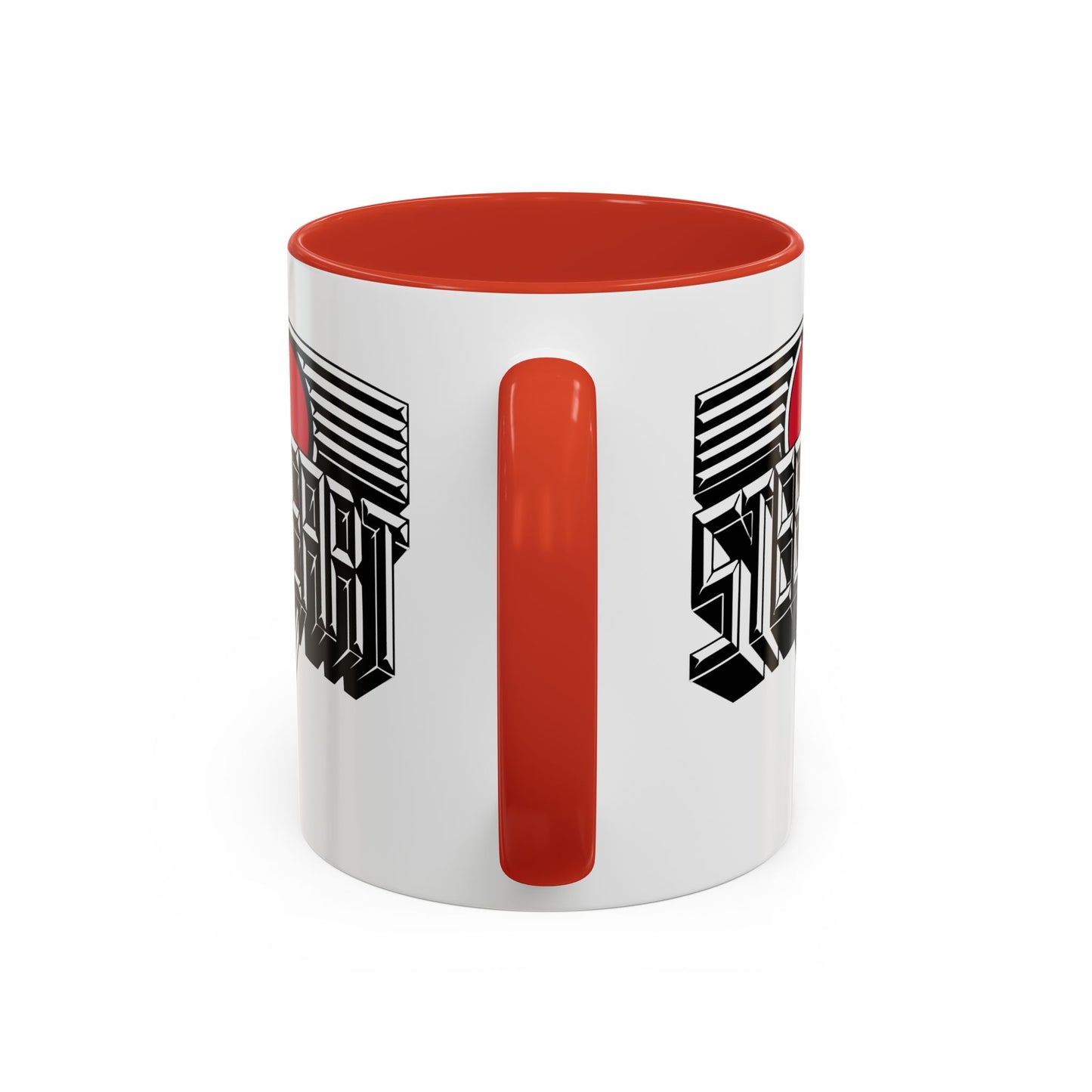 Vintage Logo Mug - Accent Handle - 3 Colors