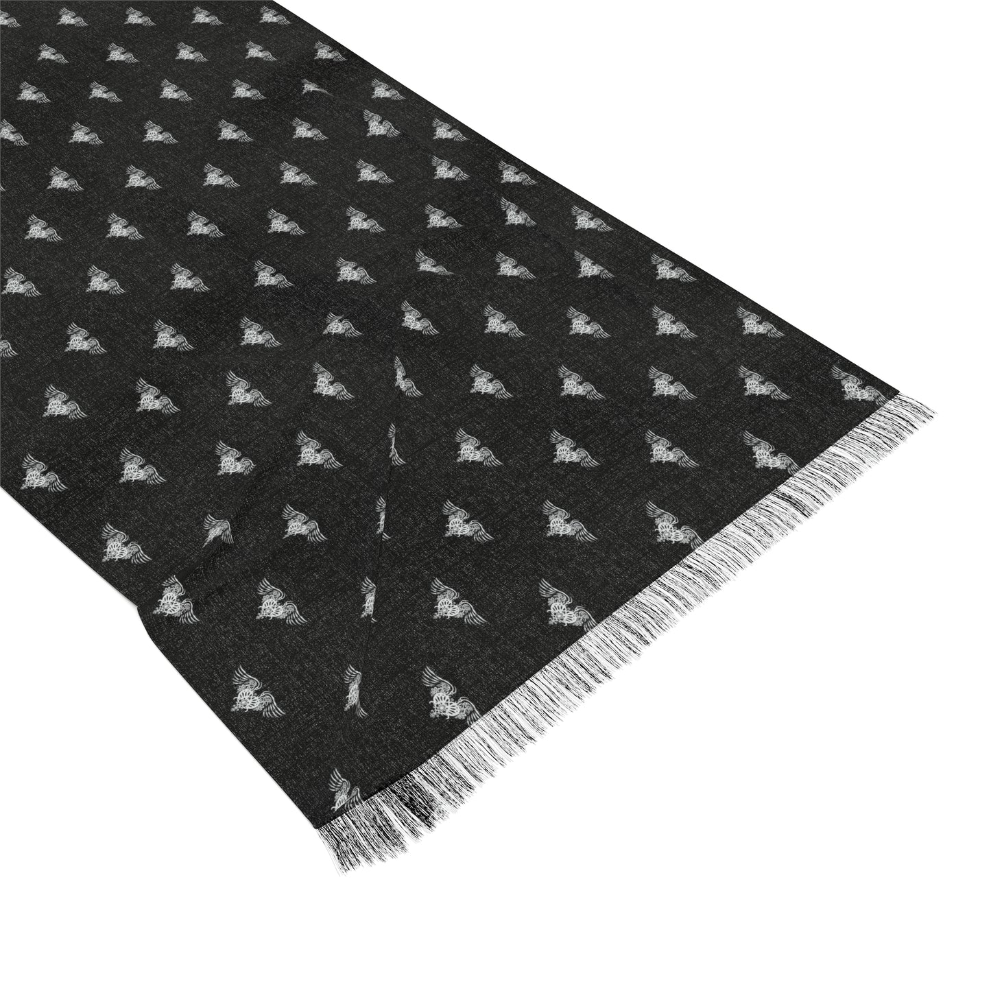 Lightweight Scarf - Black/White