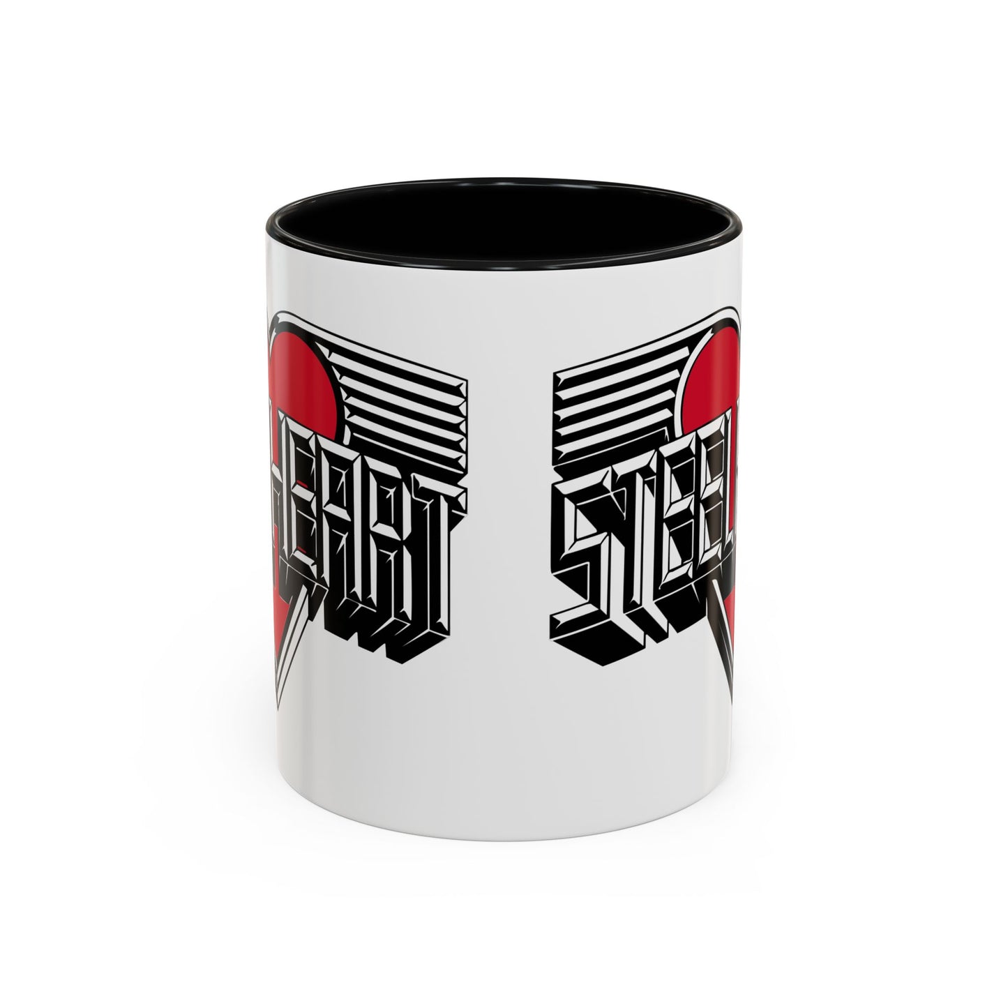 Vintage Logo Mug - Accent Handle - 3 Colors