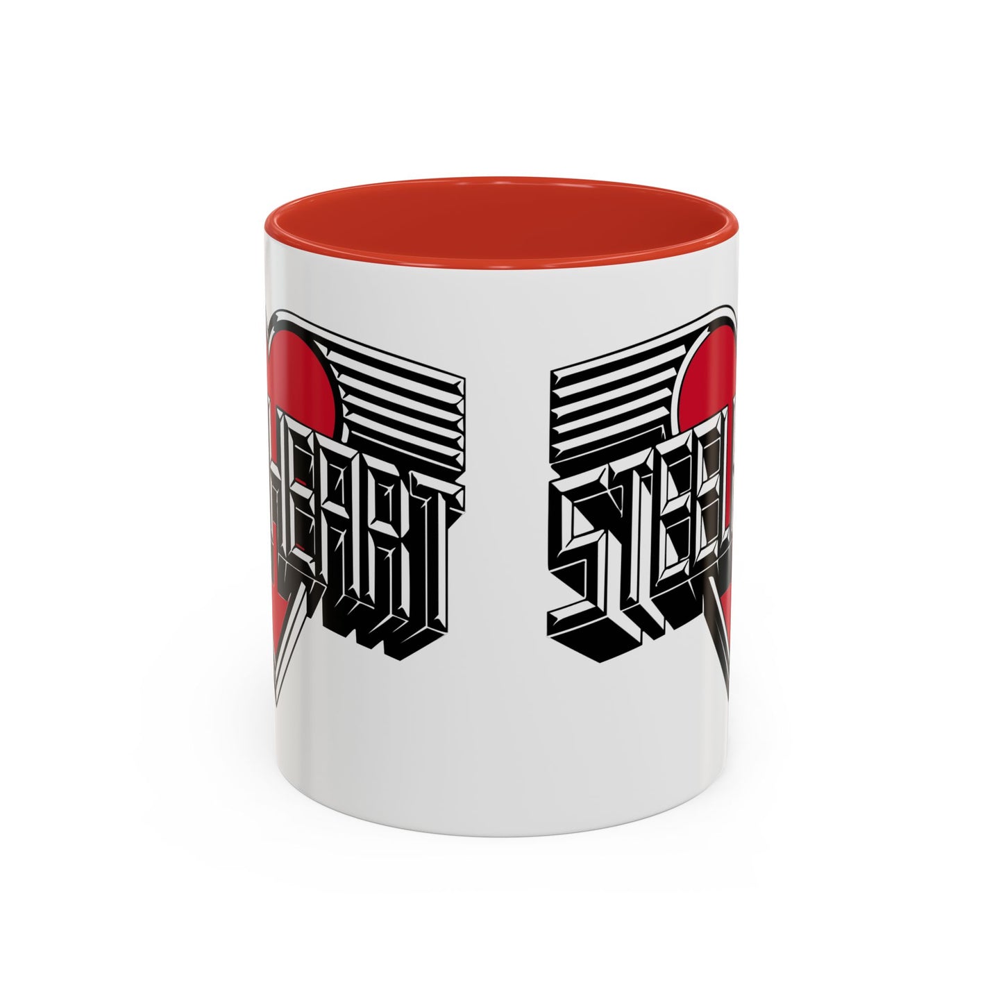 Vintage Logo Mug - Accent Handle - 3 Colors