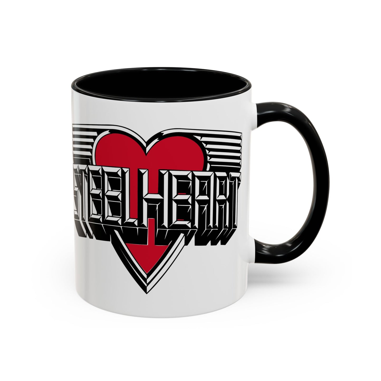 Vintage Logo Mug - Accent Handle - 3 Colors