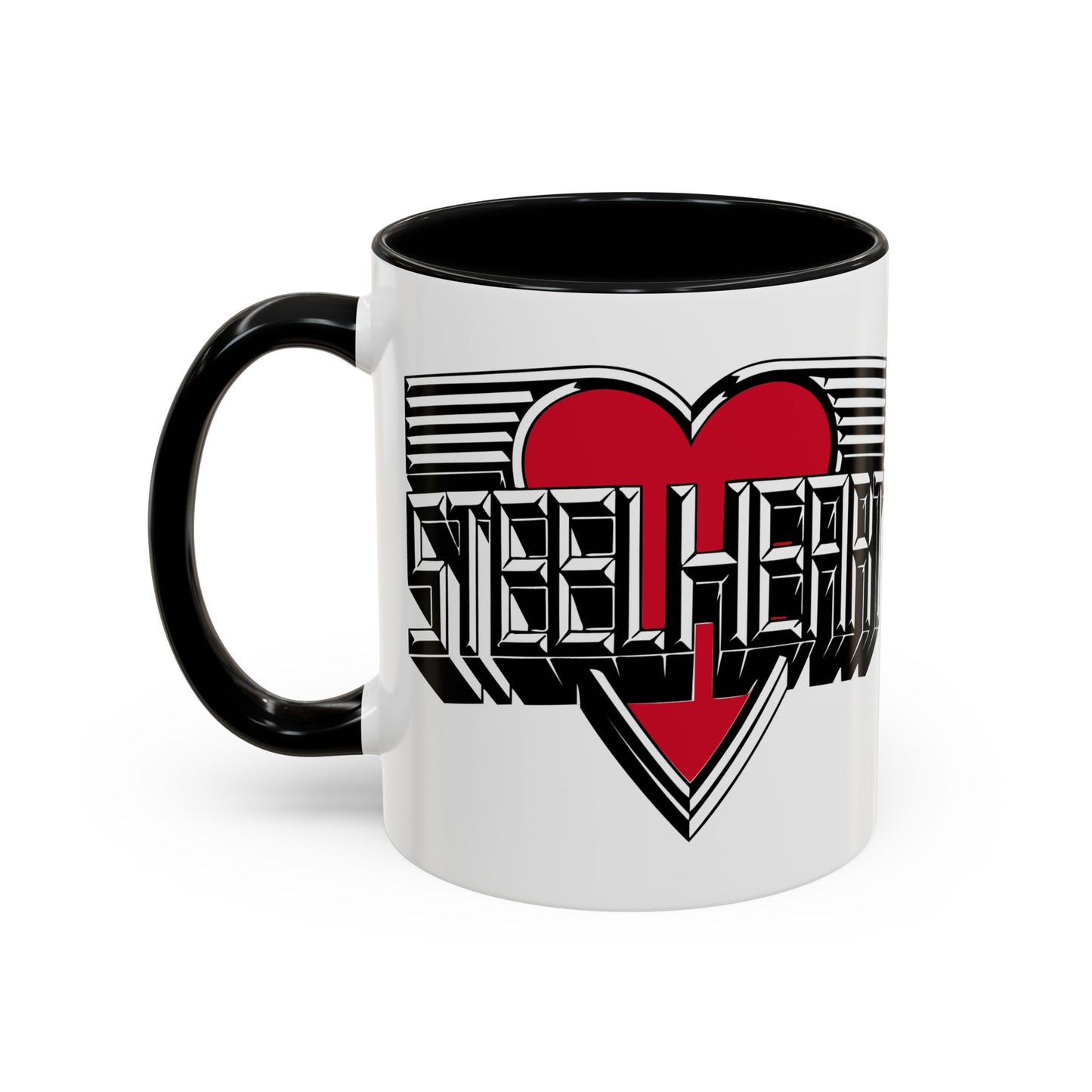 Vintage Logo Mug - Accent Handle - 3 Colors