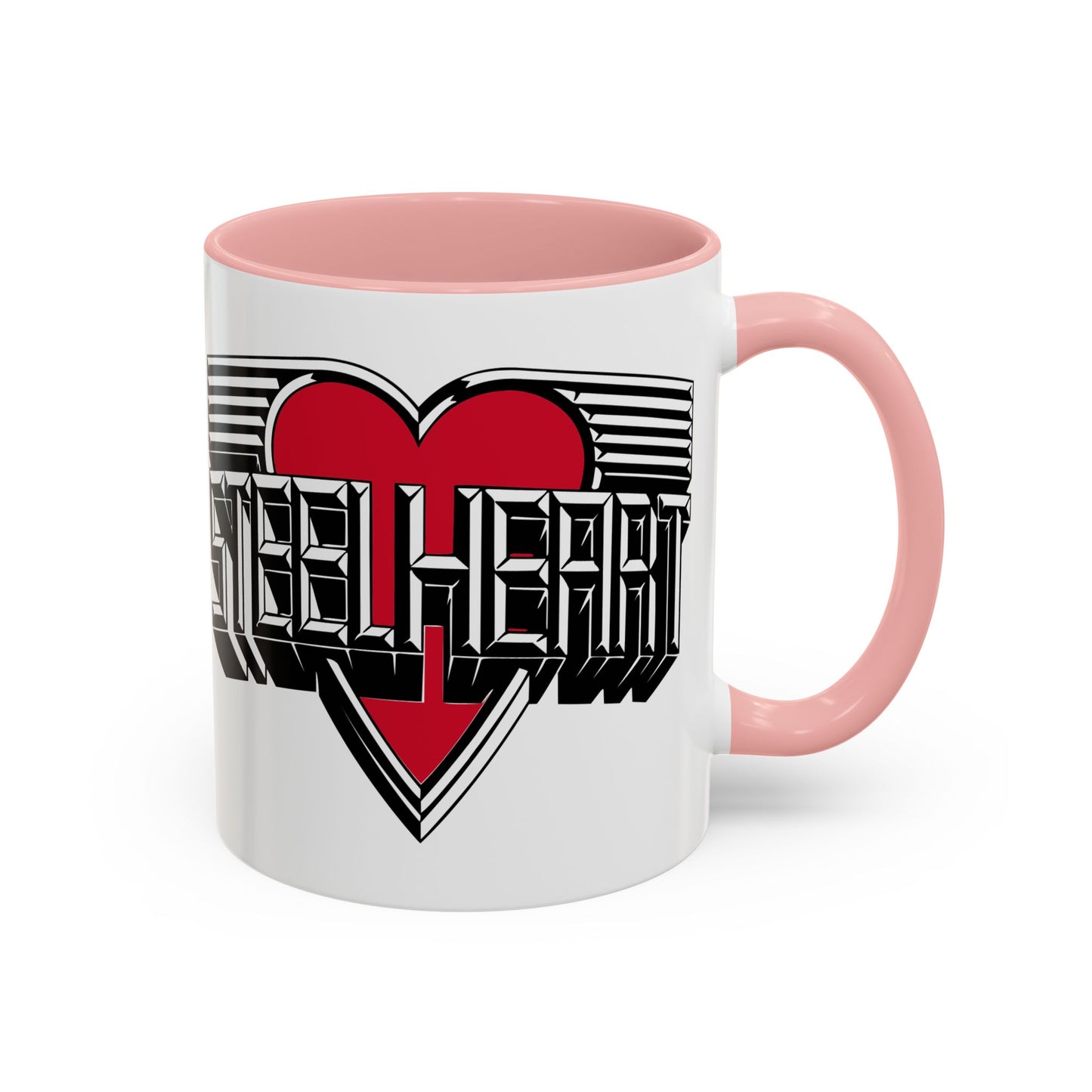 Vintage Logo Mug - Accent Handle - 3 Colors