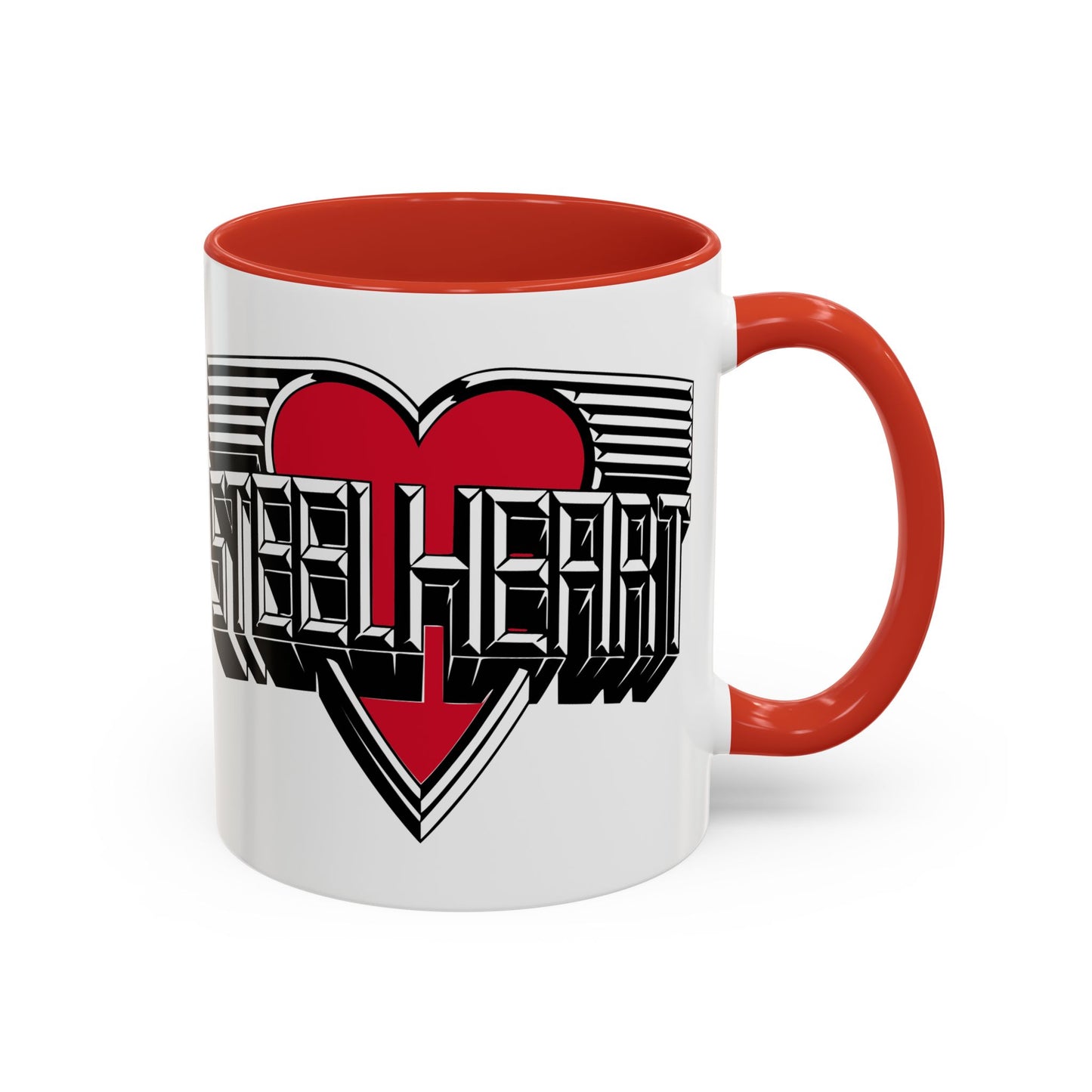 Vintage Logo Mug - Accent Handle - 3 Colors