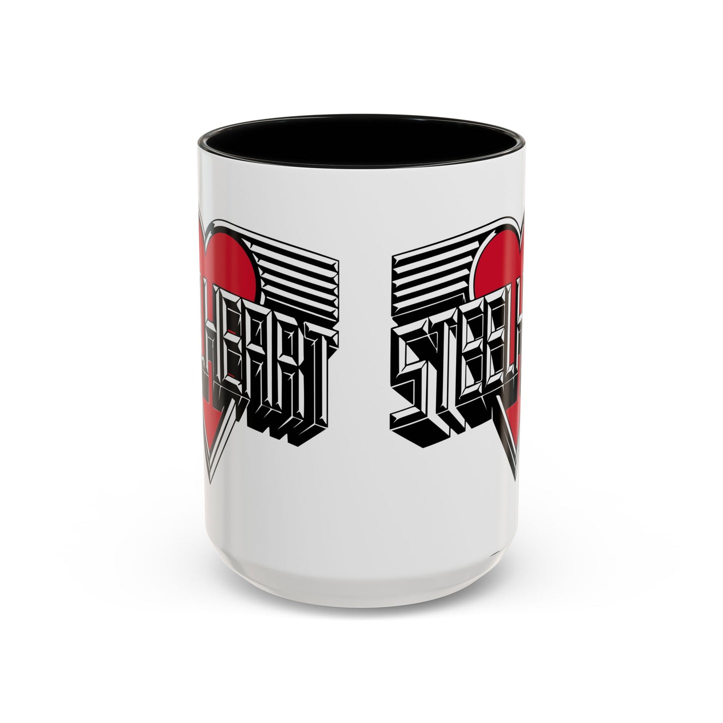 Vintage Logo Mug - Accent Handle - 3 Colors