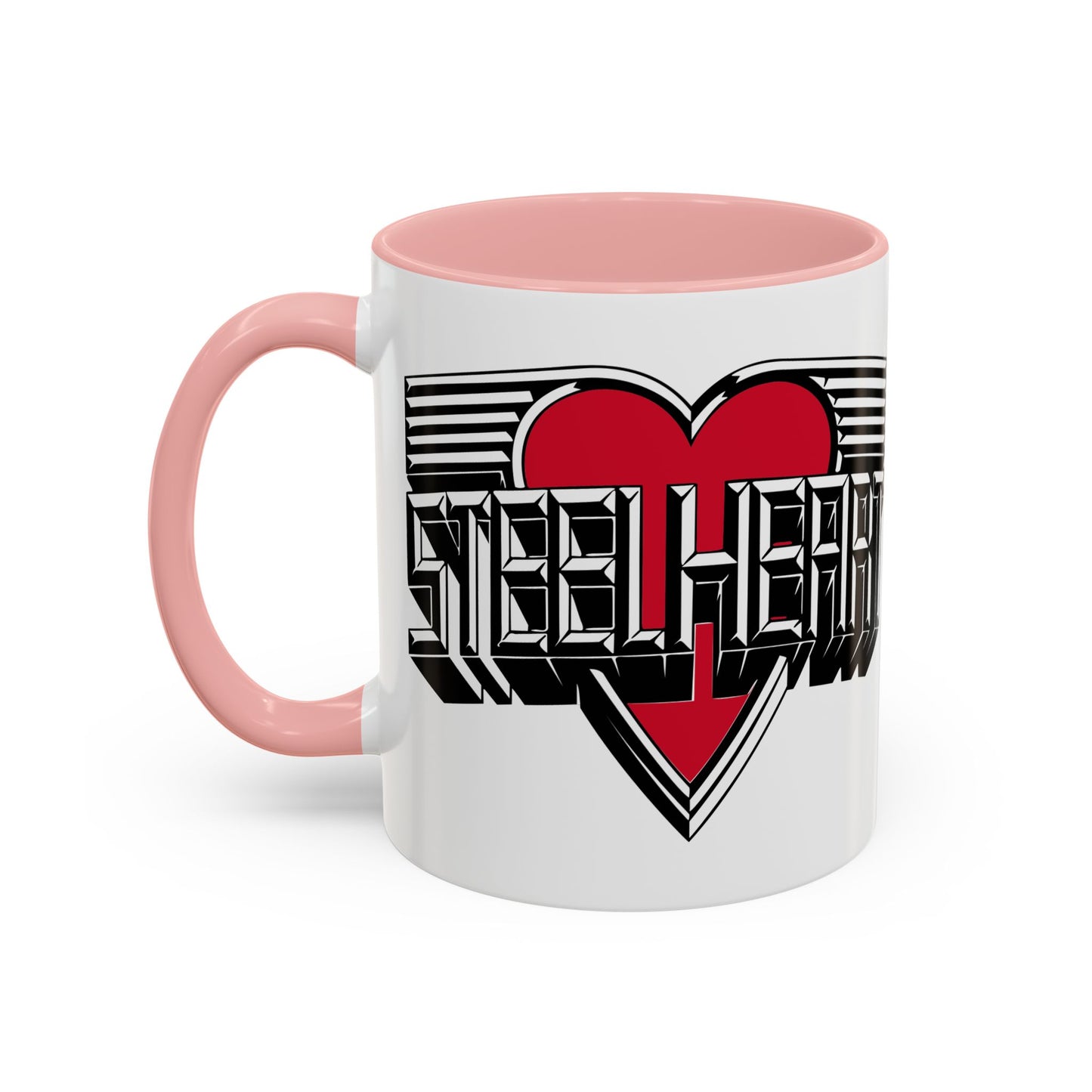 Vintage Logo Mug - Accent Handle - 3 Colors