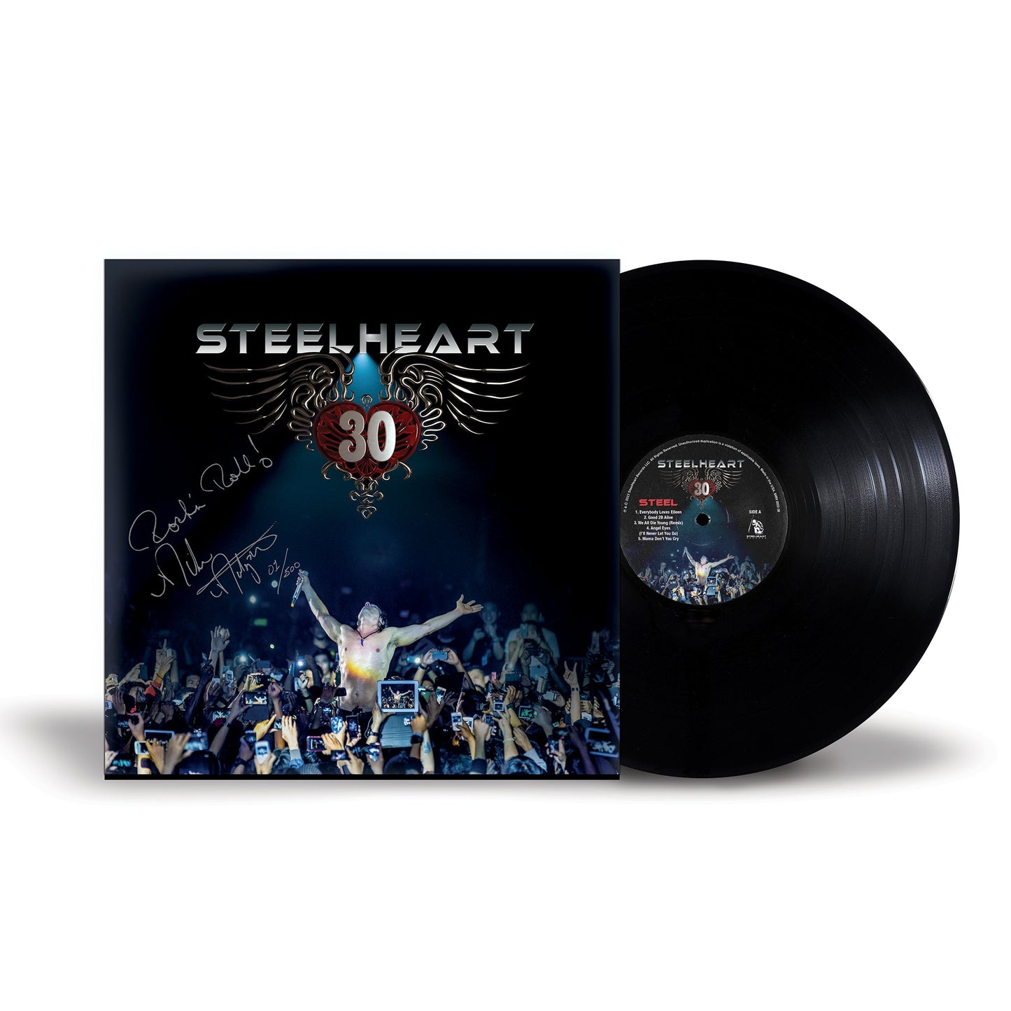 IN STOCK - STEELHEART 30 Anniversary VINYL Album - Signed & Numbered