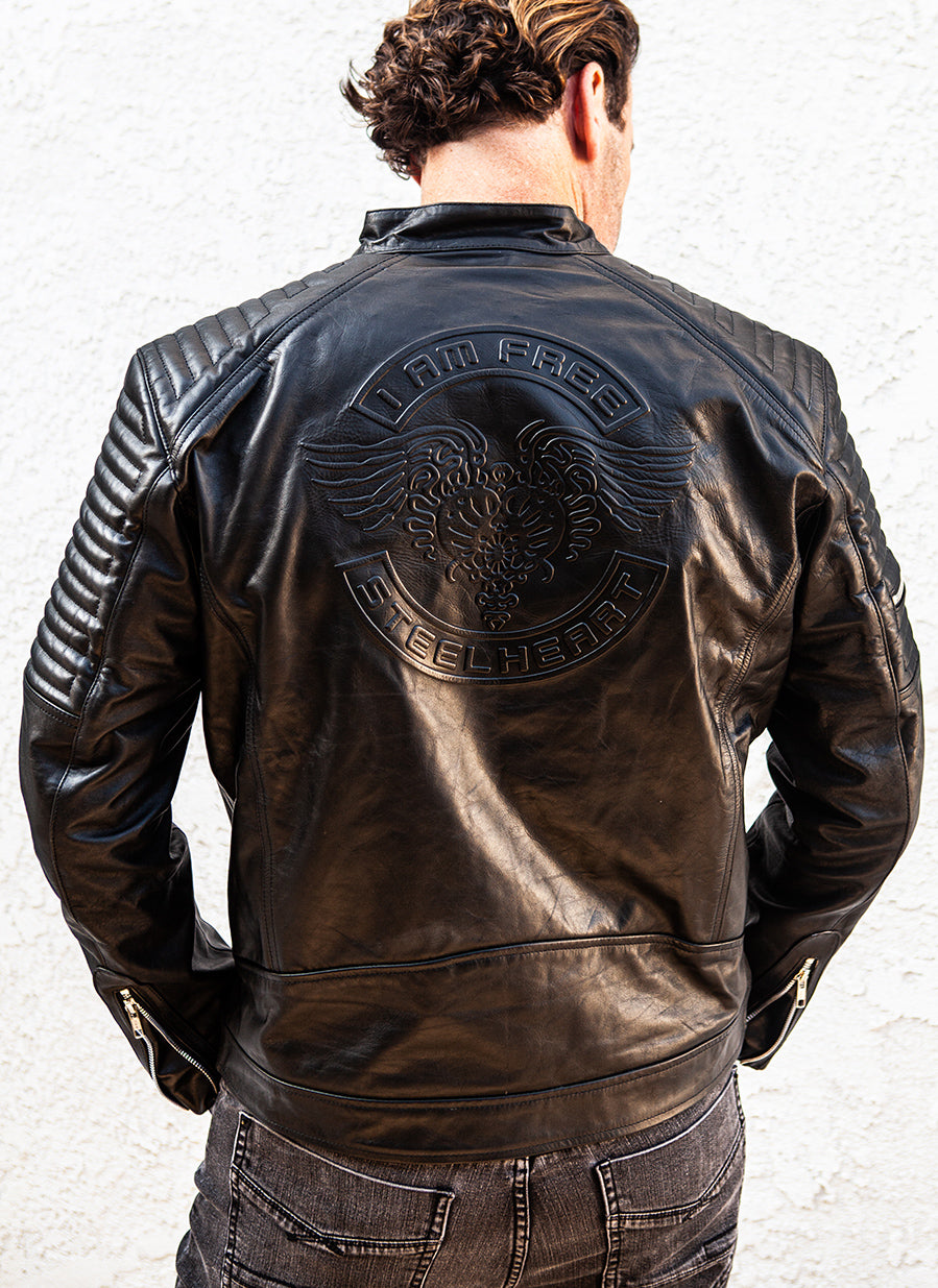 Leather Moto Jacket - MENS - Hand-Made