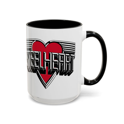 Vintage Logo Mug - Accent Handle - 3 Colors
