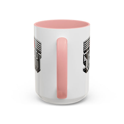 Vintage Logo Mug - Accent Handle - 3 Colors