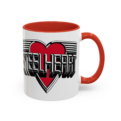 Vintage Logo Mug - Accent Handle - 3 Colors