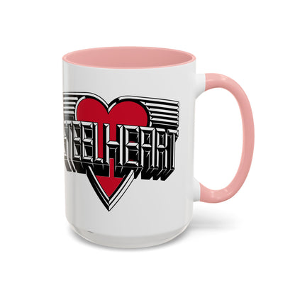 Vintage Logo Mug - Accent Handle - 3 Colors