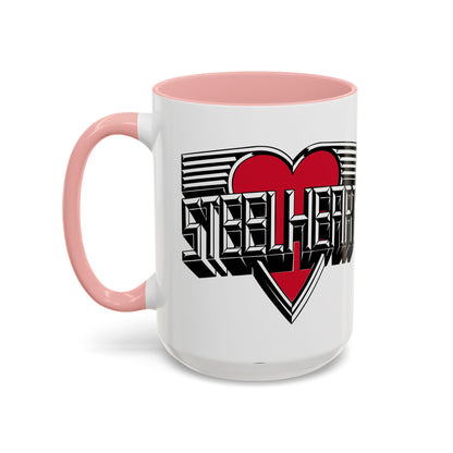 Vintage Logo Mug - Accent Handle - 3 Colors