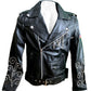 Vintage SteelHeart Leather Biker Jacket - LADIES - Hand-Made