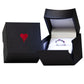 I'll Never Let You Go - Genuine Diamond & Ruby 14K White Gold Eternity Ring