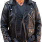 Vintage SteelHeart Leather Biker Jacket - MENS - Hand-Made