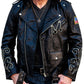 Vintage SteelHeart Leather Biker Jacket - MENS - Hand-Made