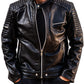 Leather Moto Jacket - MENS - Hand-Made