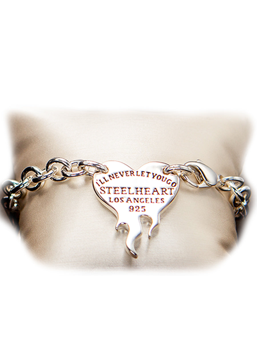 I'll Never Let You Go - Solid Silver 925 NECKLACE - converts into Bracelet