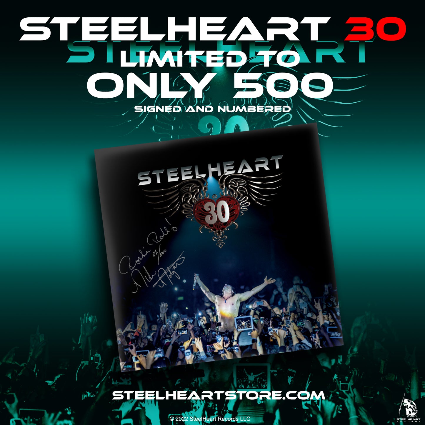 SteelHeart 30th Anniversary Album -SIGNED- CD