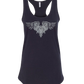 Silver Metallic Logo - Racer Back Tank